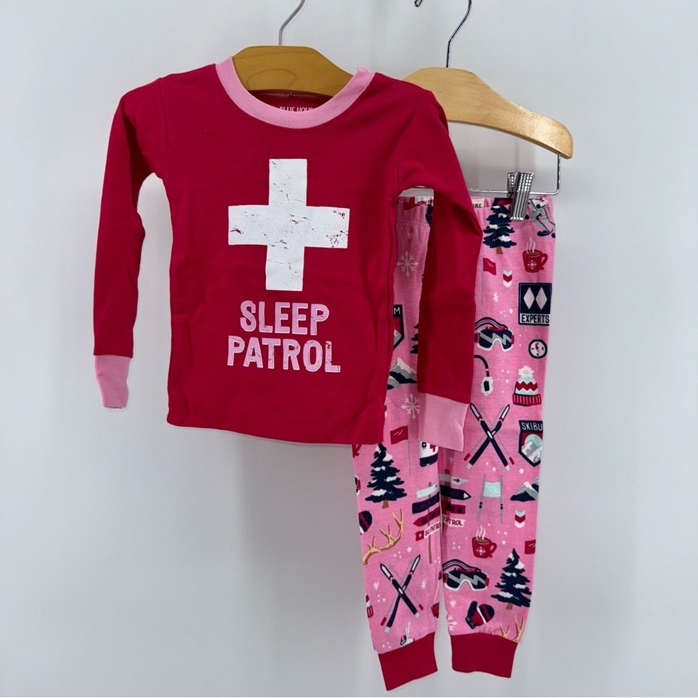 Little Blue House by Hartley Toddler Winter Sleep Patrol Pajama Set New!